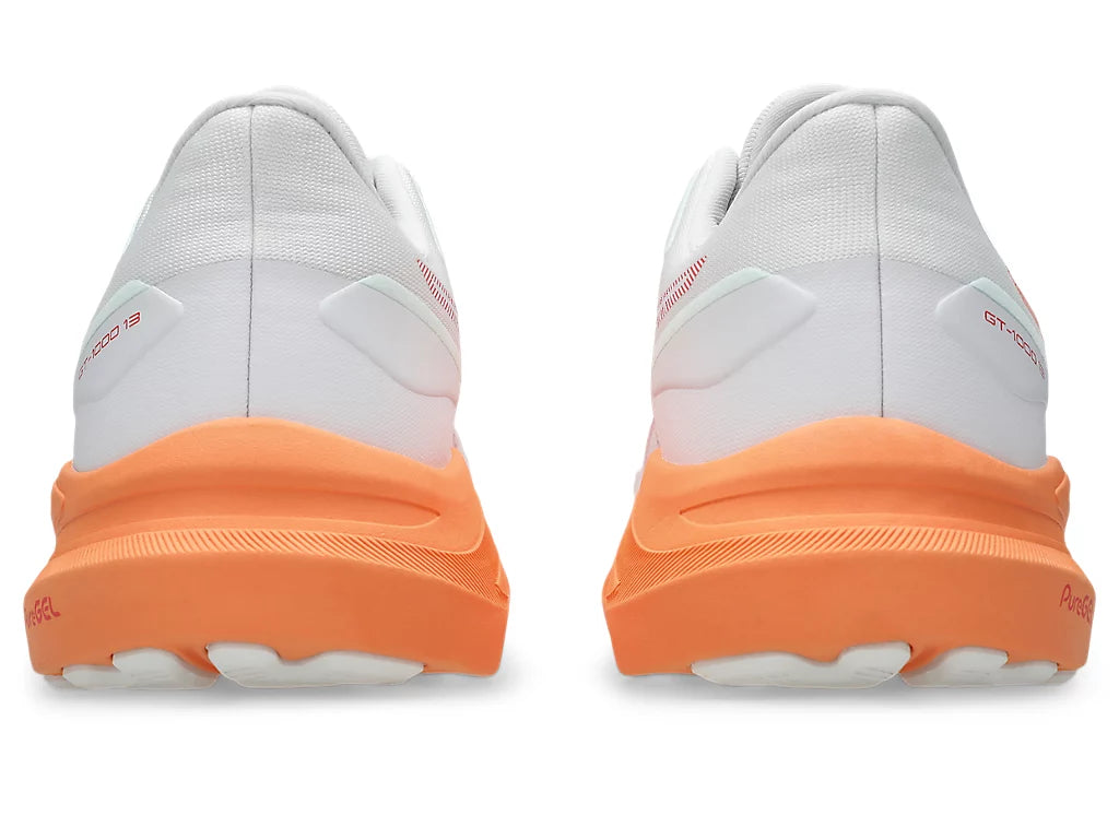 ASICS GT-1000 13 Men's - White / Coral Reef