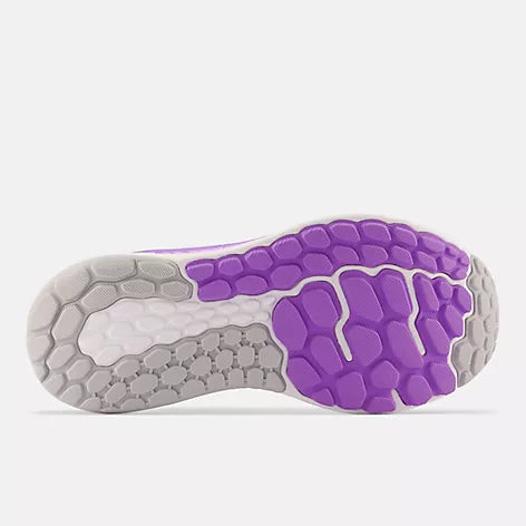 New Balance Vongo v5 Womens - White / Electric Purple / Bright Lapis