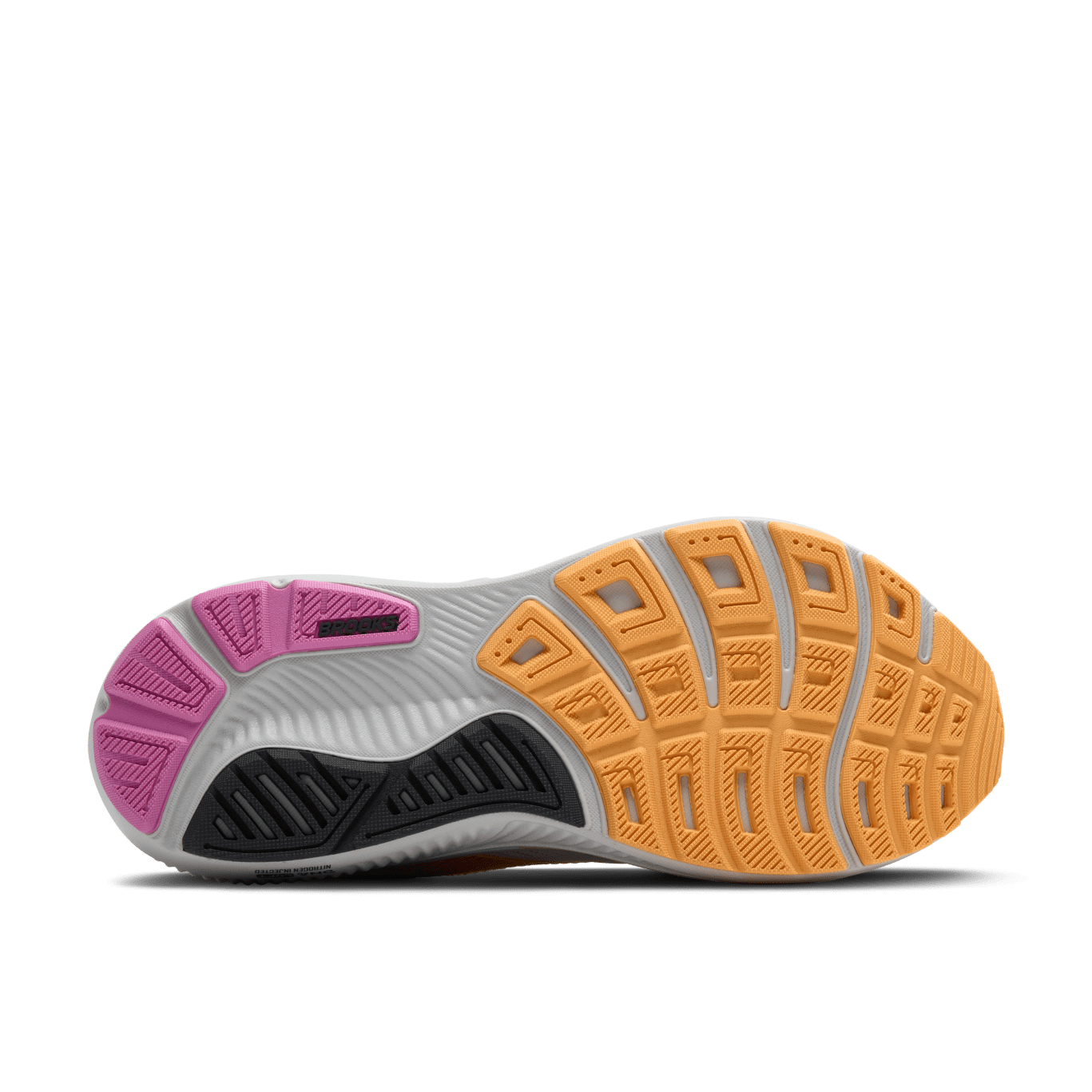 Brooks Ghost 17 Women's - Oyster / Apricot / Pink