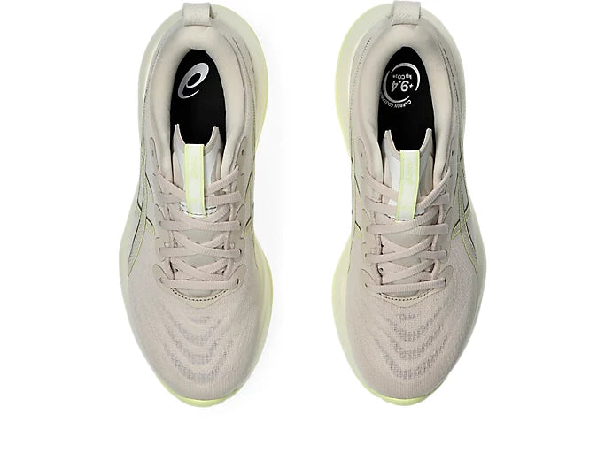 ASICS Gel-Cumulus 27 (D) Women's - Mineral Beige / Huddle Yellow