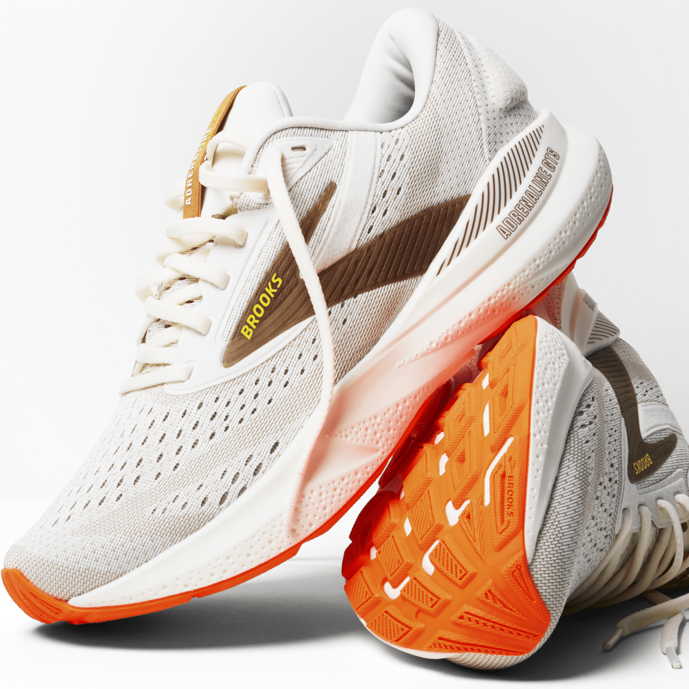 Brooks Adrenaline GTS 24 Men's - Coconut / Portabella / Org