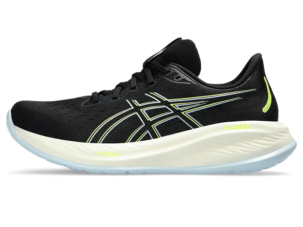 ASICS Gel-Cumulus 26 (2E) Mens - Black / Safety Yellow