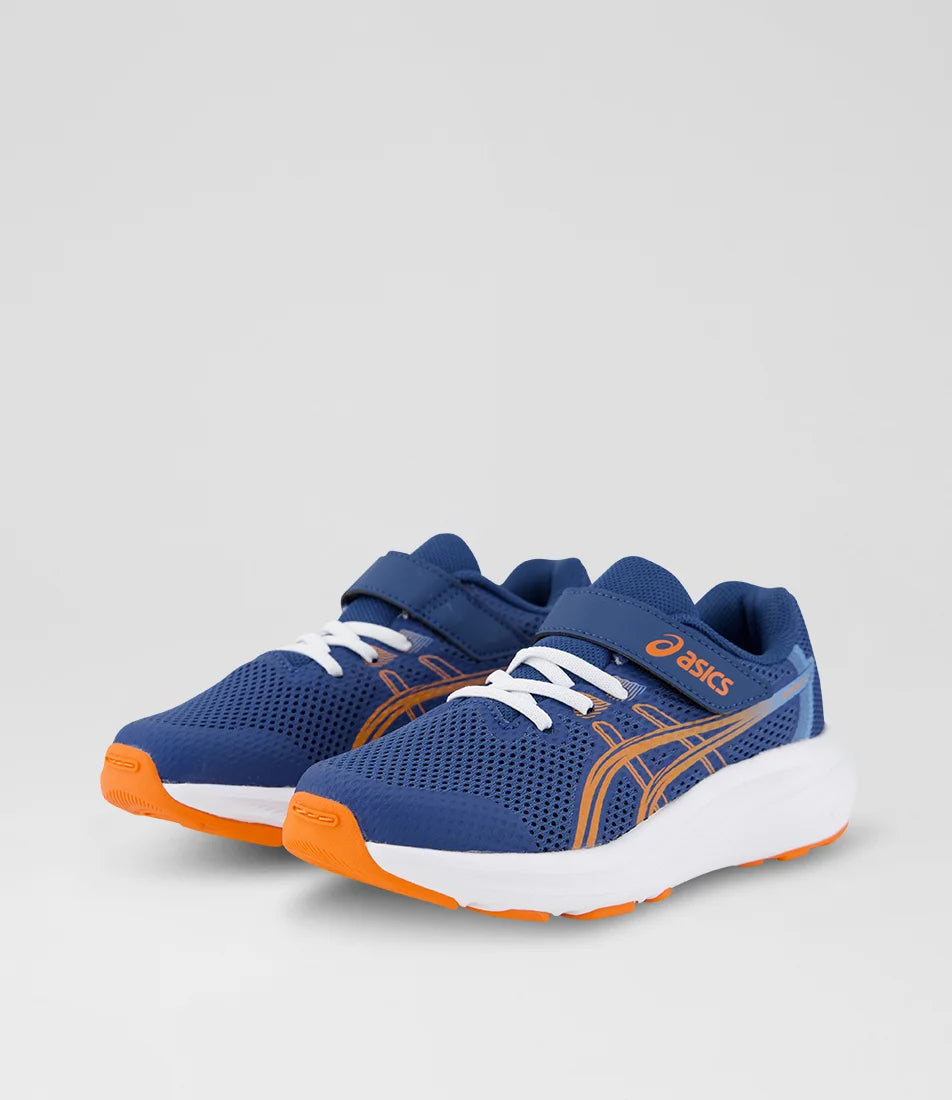 ASICS Contend 10 PS -  Grand Shark/Energy Orange