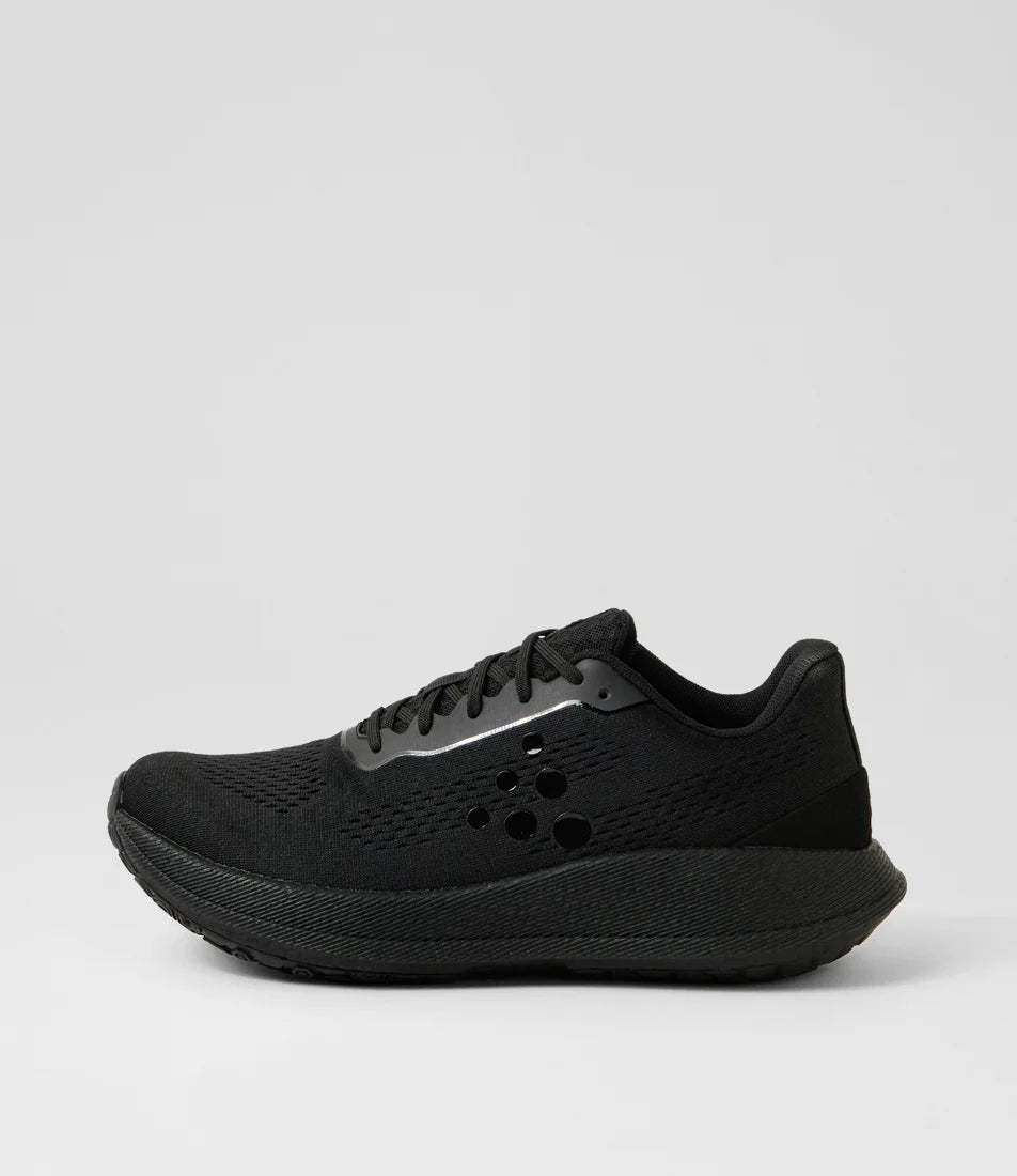 CRAFT Pacer Men's Black Mesh Sneakers