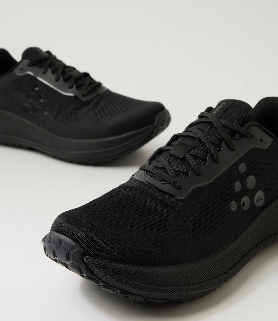 CRAFT Pacer Men's Black Mesh Sneakers