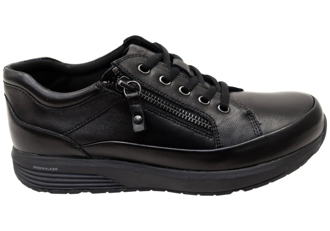 Rockport Women's Prostep Leather Walker- Black