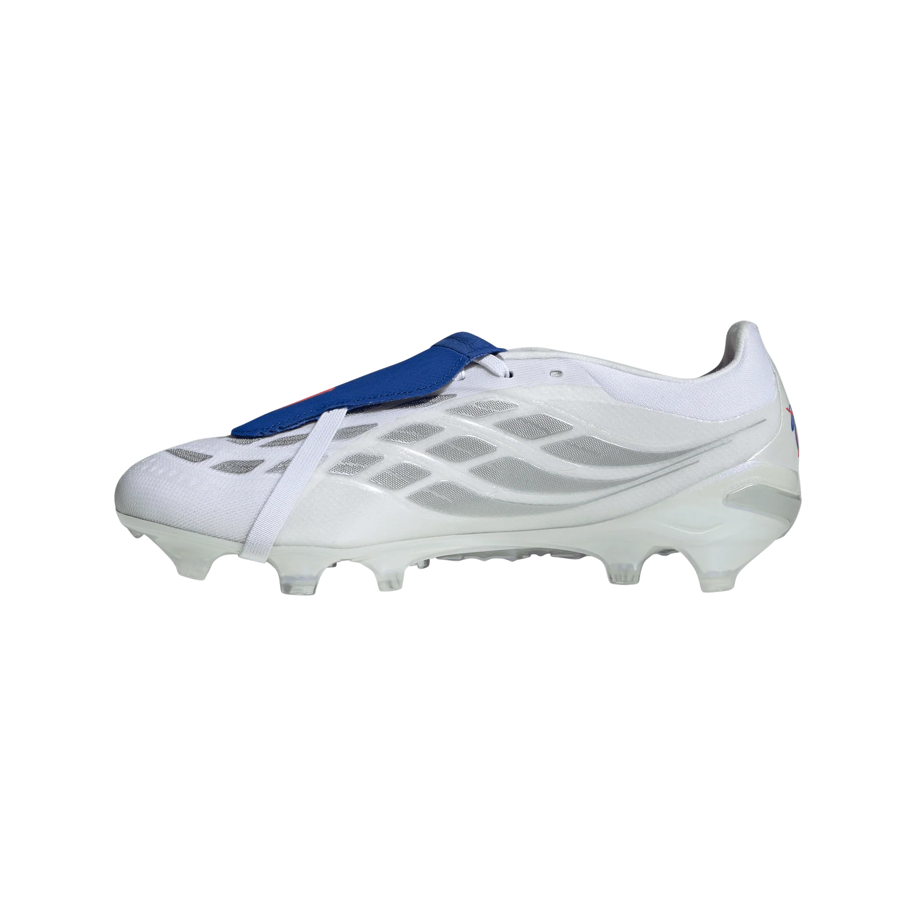 Adidas Predator Pro Fold Over Tongue - White/Metalic/Royal Blue