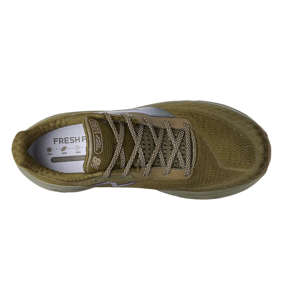 New Balance Fresh Foam X 1080 v14 Men`s - Woodland with Dark Olivine and raw leather