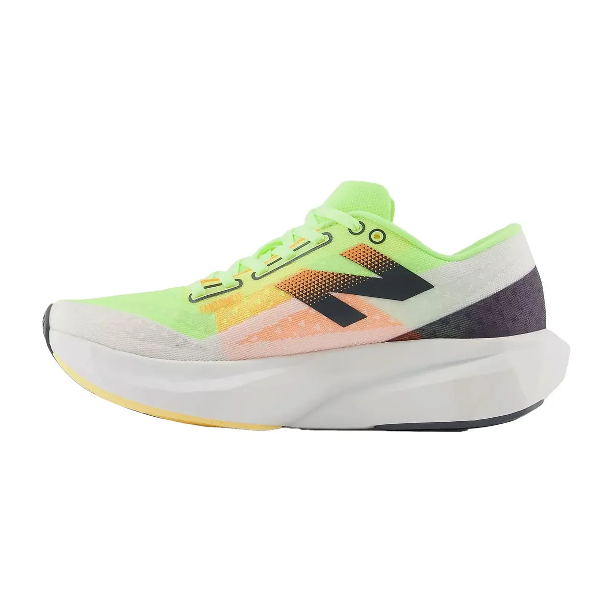 New Balance FuelCell Rebel V4 Women's- White/Lime/Hot Mango
