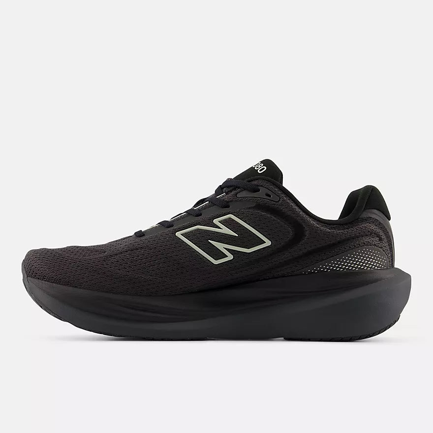 New Balance 1080 v15 Men's - BLACK with FADED BLACK and OLIVINE