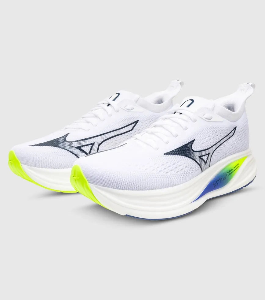 MIZUN0 Neo Zen 2 Men's -  White/Ultramarine Yellow
