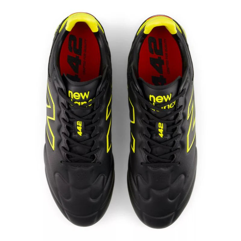 New Balance 442 Elite FG V3 - Black/Yellow