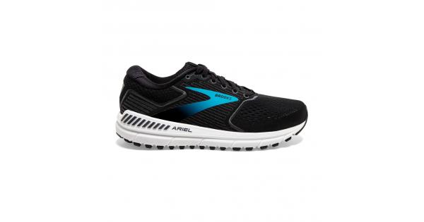 Brooks Ariel 20 Women's Running Shoes - BLACK/EBONY/BLUE