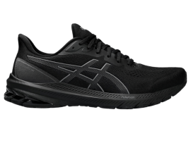 ASICS GT 1000 12 Men's Running Shoes - BLACK / CARRIER GREY