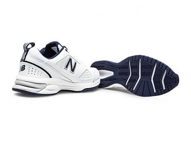 New Balance 624v5 Men's Walking Shoes - WHITE لوجو قهوة عربية
